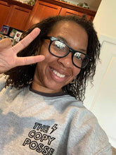 Load image into Gallery viewer, Copy Posse CREW Sweatshirt, size L.